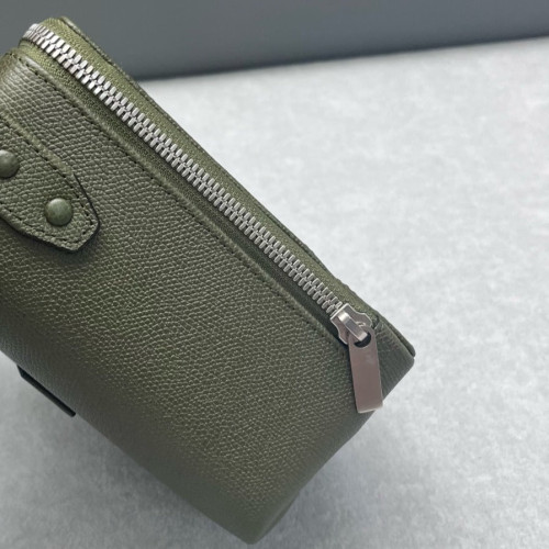 Valextra Box Bag Calfskin Green