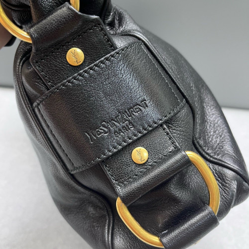 Yves Saint Laurent Two-Way Bag Calfskin Black