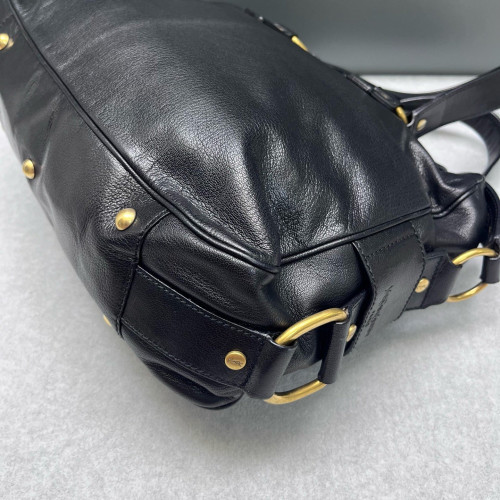 Yves Saint Laurent Two-Way Bag Calfskin Black