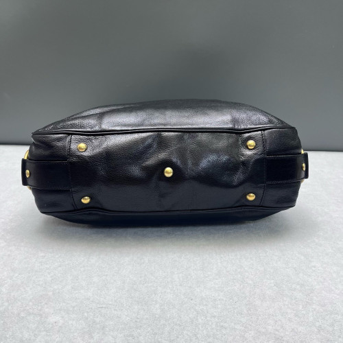 Yves Saint Laurent Two-Way Bag Calfskin Black
