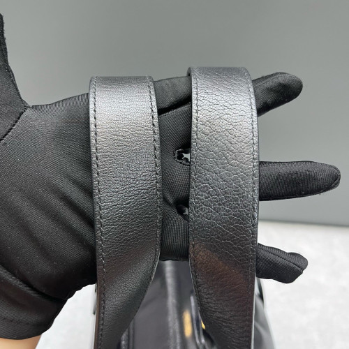 Yves Saint Laurent Two-Way Bag Calfskin Black