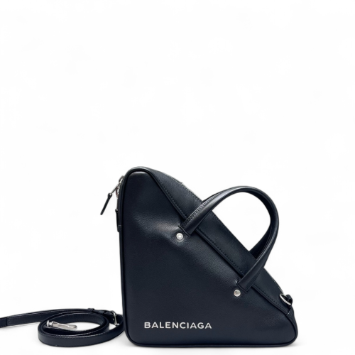 Balenciaga Triangle Bag Calfskin Black