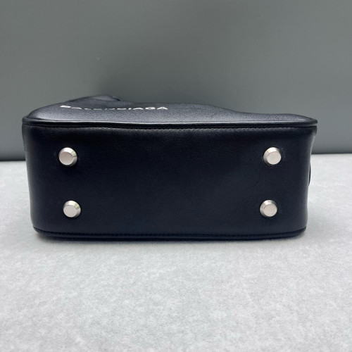 Balenciaga Triangle Bag Calfskin Black