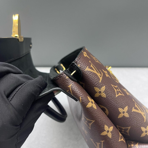 Louis Vuitton One Handle Flap MM Monogram Brown