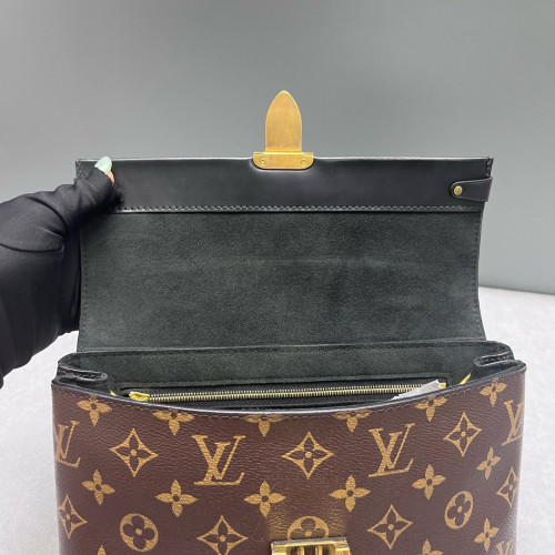 Louis Vuitton One Handle Flap MM Monogram Brown