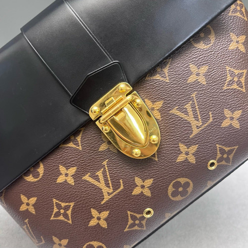 Louis Vuitton One Handle Flap MM Monogram Brown