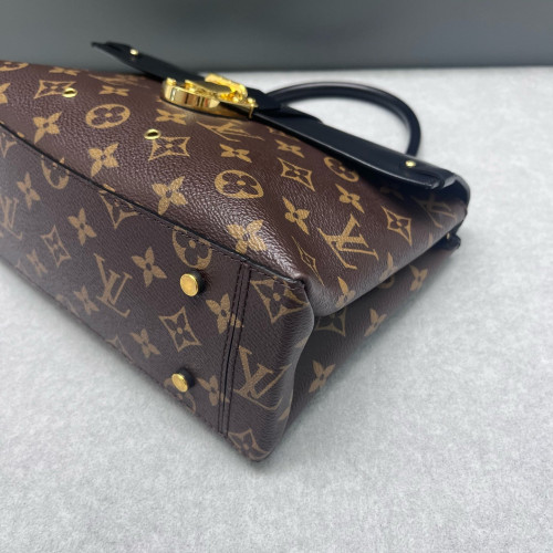 Louis Vuitton One Handle Flap MM Monogram Brown