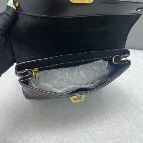 Louis Vuitton One Handle Flap MM Monogram Brown