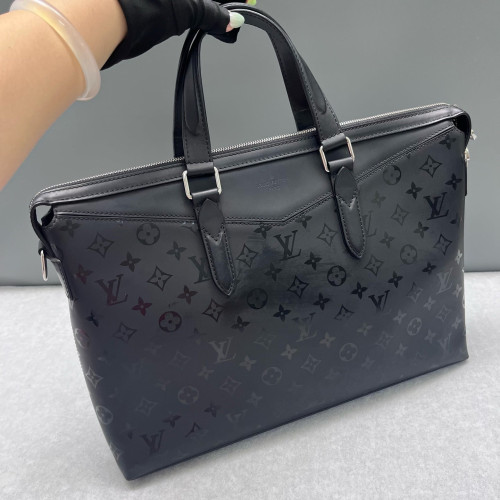 Louis Vuitton Explorer Briefcase GM Monogram Eclipse Black
