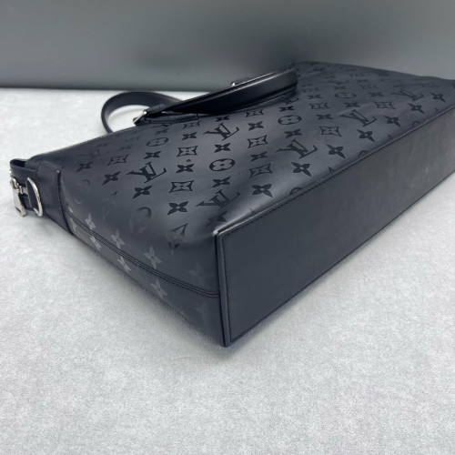 Louis Vuitton Explorer Briefcase GM Monogram Eclipse Black