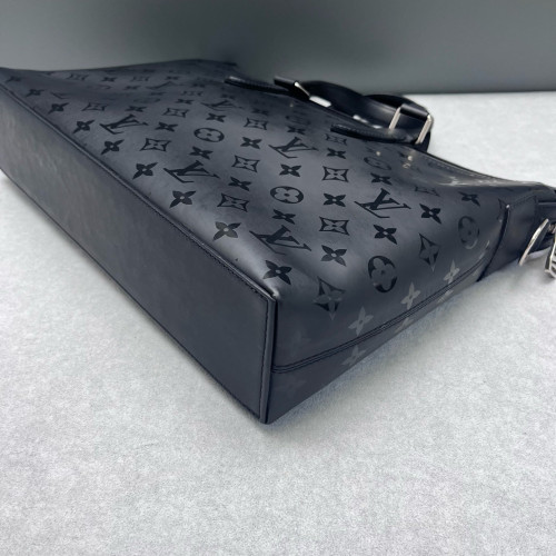Louis Vuitton Explorer Briefcase GM Monogram Eclipse Black