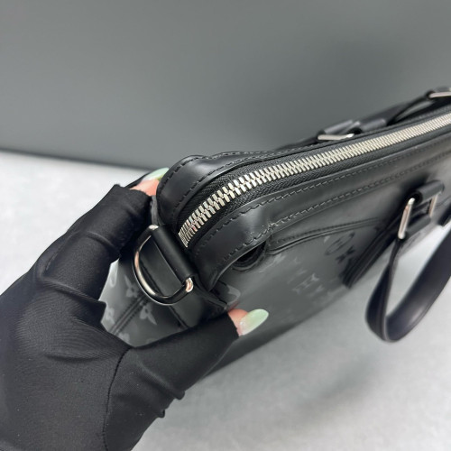 Louis Vuitton Explorer Briefcase GM Monogram Eclipse Black