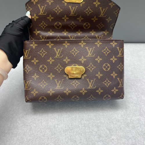 Louis Vuitton Saint Placide Monogram Red Brown