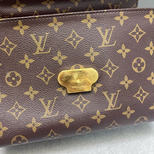 Louis Vuitton Saint Placide Monogram Red Brown