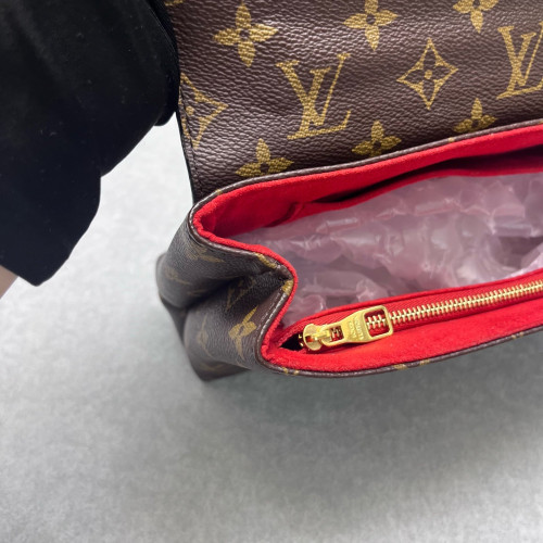Louis Vuitton Saint Placide Monogram Red Brown