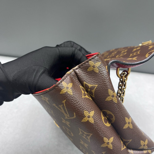 Louis Vuitton Saint Placide Monogram Red Brown