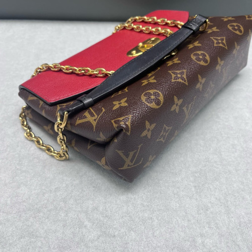Louis Vuitton Saint Placide Monogram Red Brown