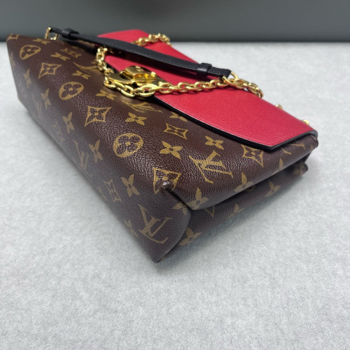 Louis Vuitton Saint Placide Monogram Red Brown
