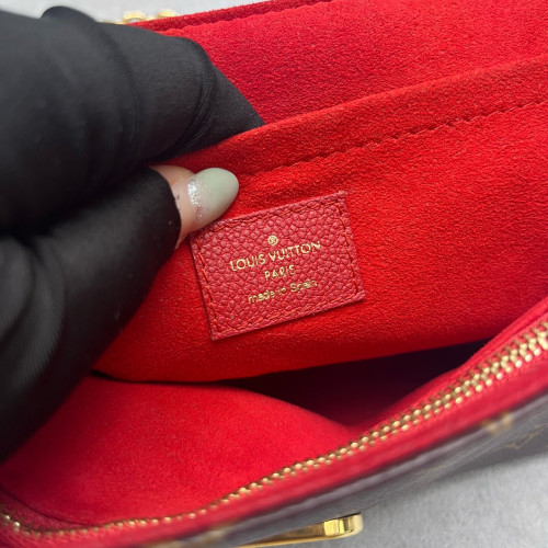 Louis Vuitton Saint Placide Monogram Red Brown