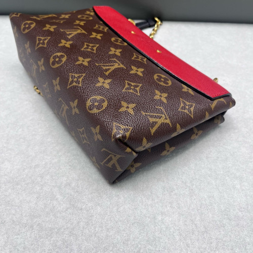Louis Vuitton Saint Placide Monogram Red Brown