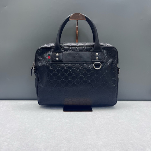Gucci Briefcase Guccissima Black