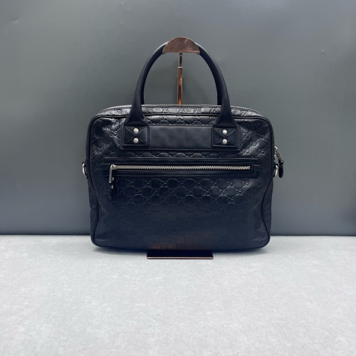 Gucci Briefcase Guccissima Black