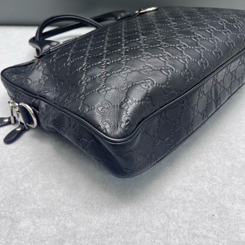 Gucci Briefcase Guccissima Black