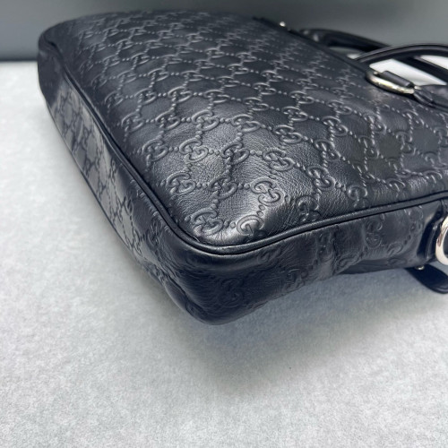Gucci Briefcase Guccissima Black