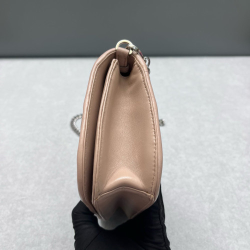 Prada Shoulder Bag Calfskin Light Pink
