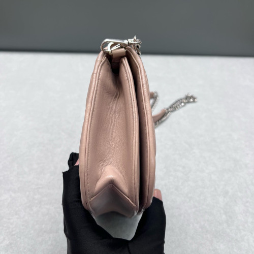 Prada Shoulder Bag Calfskin Light Pink