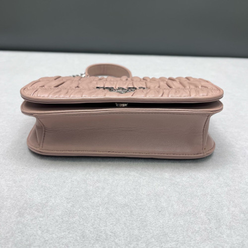 Prada Shoulder Bag Calfskin Light Pink