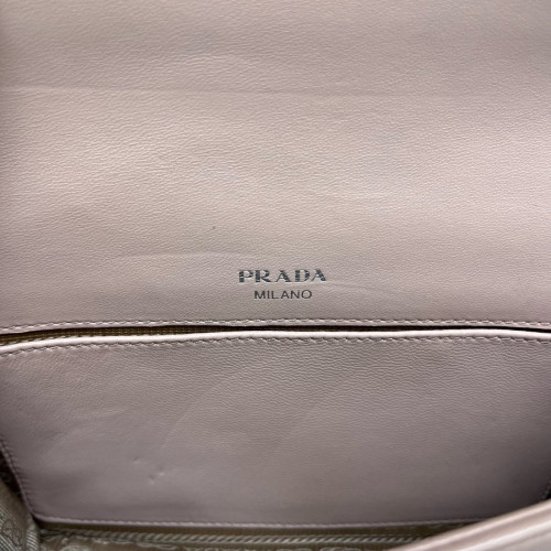 Prada Shoulder Bag Calfskin Light Pink
