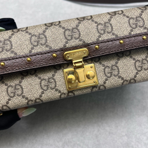 Gucci Box Bag GG Supreme Monogram Beige Brown Gucci Box Bag GG Supreme Monogram Beige Brown