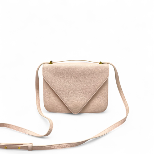 Bottega Veneta Shoulder Bag Grained Calfskin Nude Pink