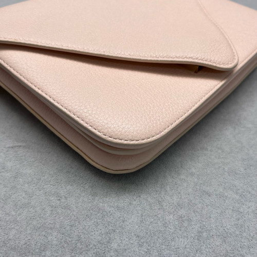 Bottega Veneta Shoulder Bag Grained Calfskin Nude Pink