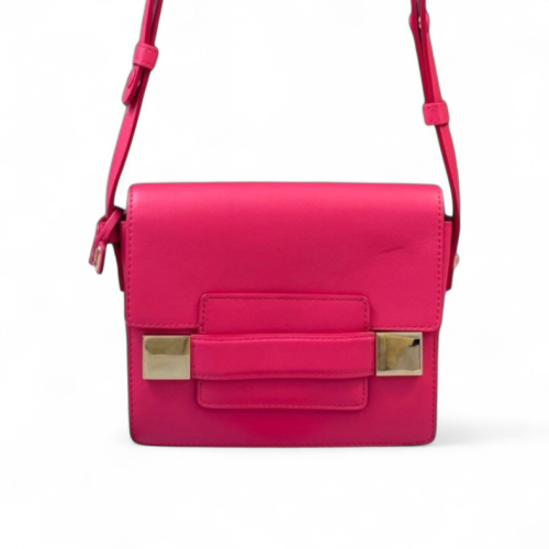 Delvaux Mini Madame Shoulder Bag Calfskin Pink