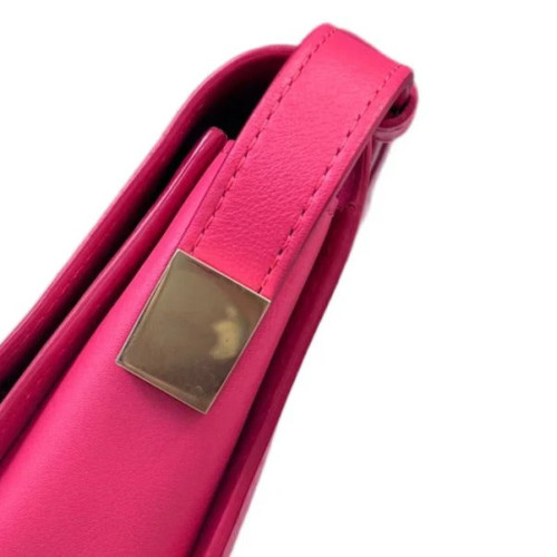 Delvaux Mini Madame Shoulder Bag Calfskin Pink