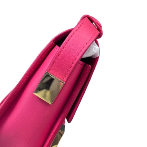 Delvaux Mini Madame Shoulder Bag Calfskin Pink