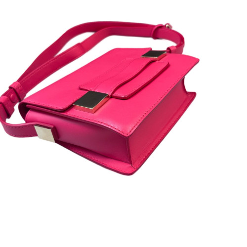 Delvaux Mini Madame Shoulder Bag Calfskin Pink