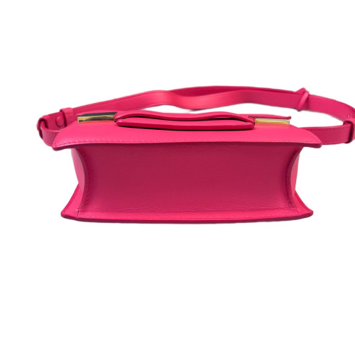 Delvaux Mini Madame Shoulder Bag Calfskin Pink