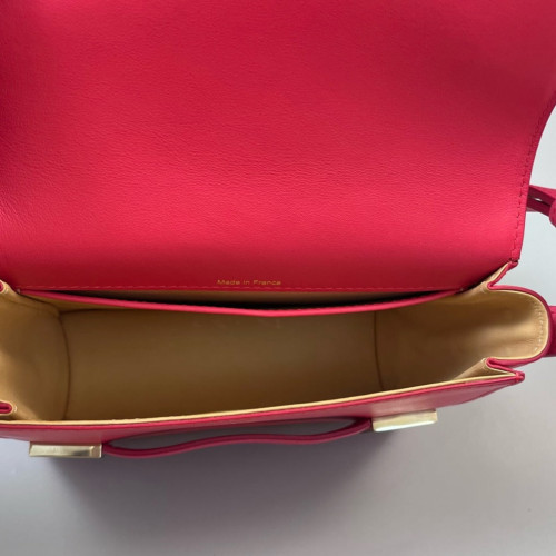 Delvaux Mini Madame Shoulder Bag Calfskin Pink