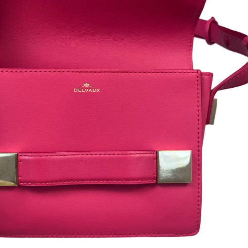Delvaux Mini Madame Shoulder Bag Calfskin Pink