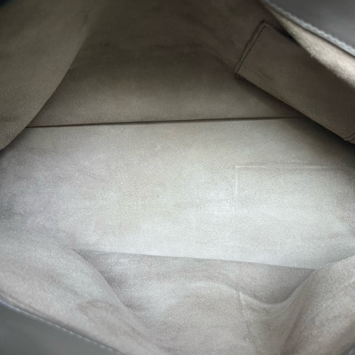 Bottega Veneta Large Roma Tote Bag Calfskin Intrecciato Grey