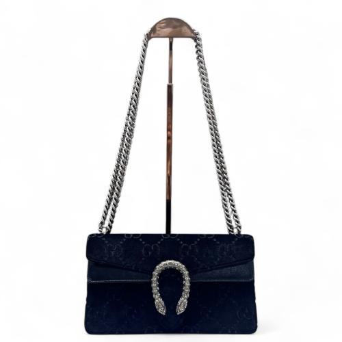 Gucci Crystal Small Dionysus Velvet Black