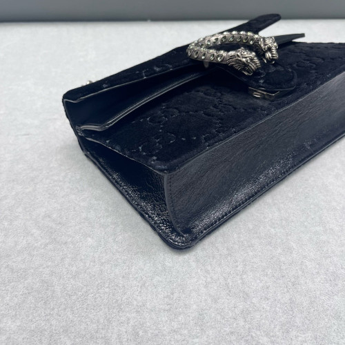 Gucci Crystal Small Dionysus Velvet Black