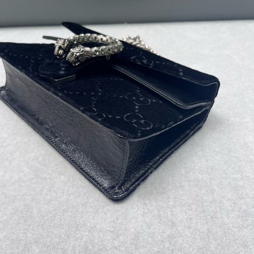 Gucci Crystal Small Dionysus Velvet Black