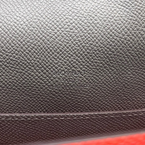 Moynat Madeleine Shoulder Bag Grained Calfskin Red