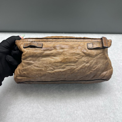 Givenchy Mini Pandora Crossbody Bag Aged Calfskin Brown Givenchy Mini Pandora Crossbody Bag Aged Calfskin Brown