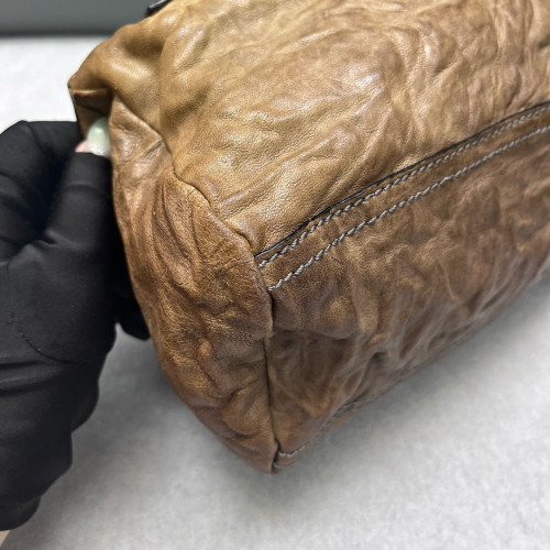 Givenchy Mini Pandora Crossbody Bag Aged Calfskin Brown Givenchy Mini Pandora Crossbody Bag Aged Calfskin Brown