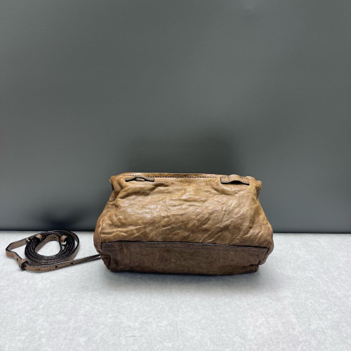 Givenchy Mini Pandora Crossbody Bag Aged Calfskin Brown Givenchy Mini Pandora Crossbody Bag Aged Calfskin Brown